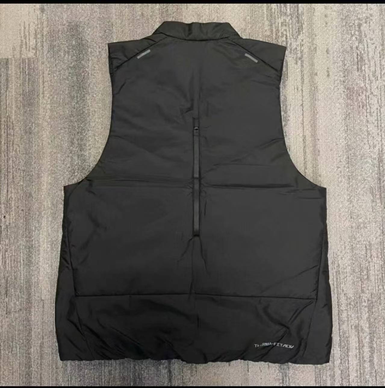 Nike Black Quilted Warm Down Vest - Sleeveless Lightweight Outdoor Casual Gilet - Image 2