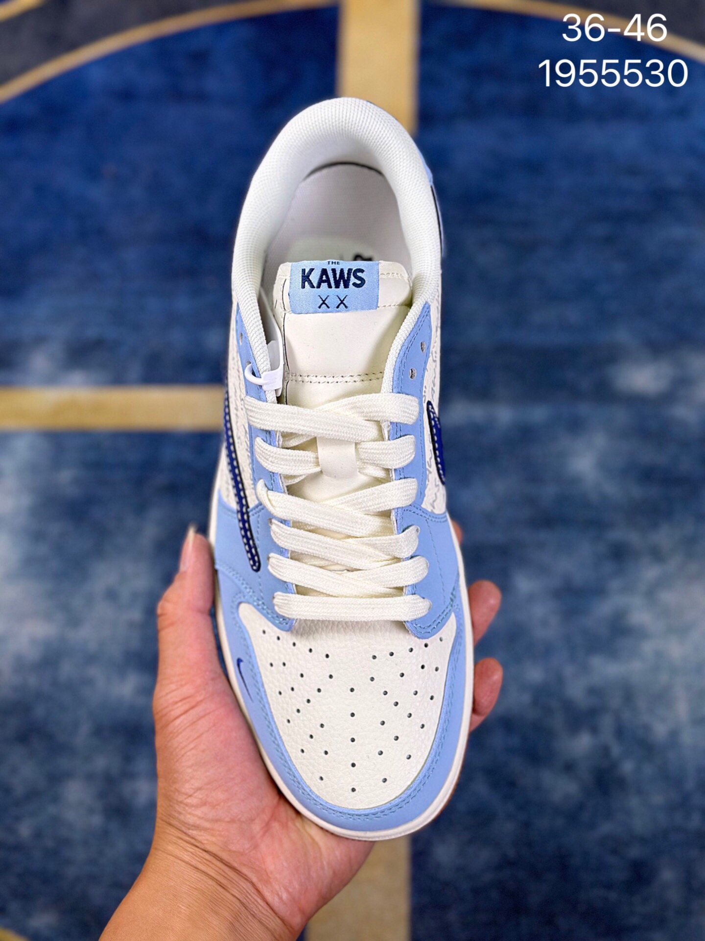 Supreme x KAWS Collaborative Low-Top Sneakers - Image 2