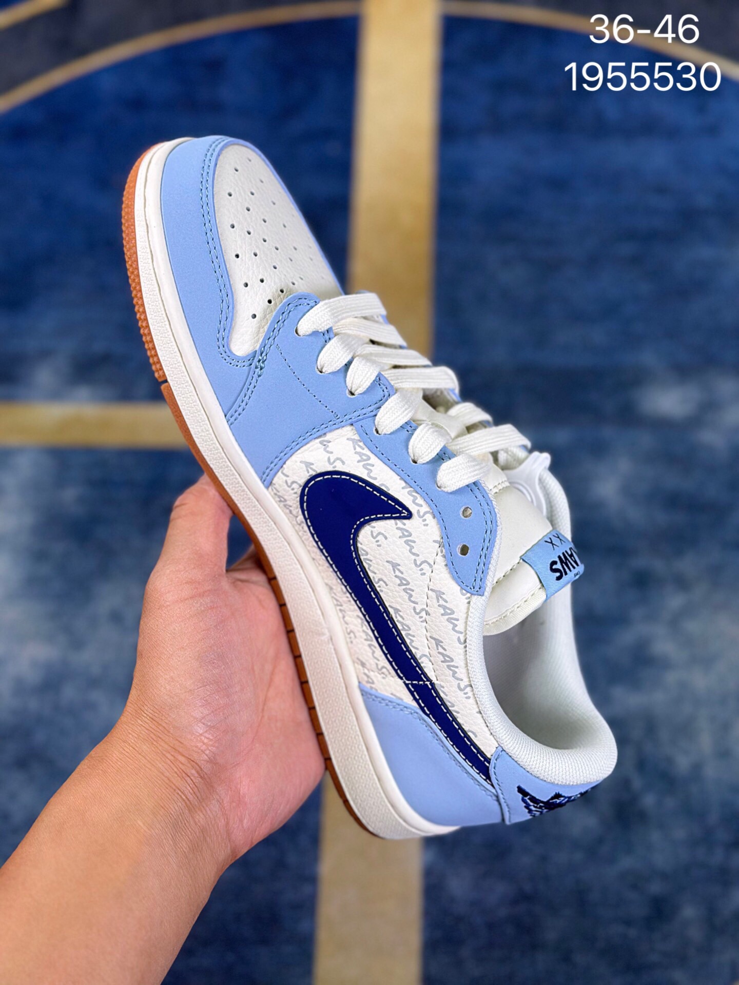 Supreme x KAWS Collaborative Low-Top Sneakers - Image 3