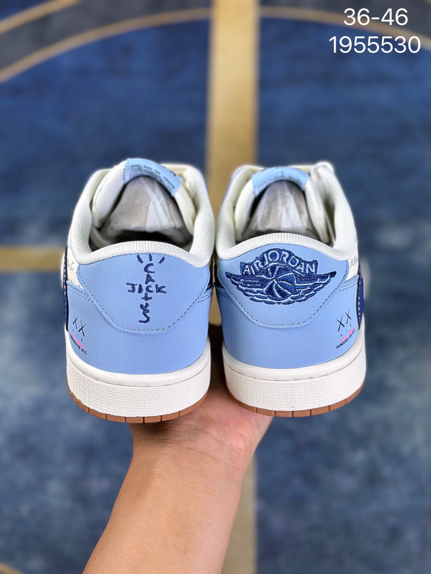 Supreme x KAWS Collaborative Low-Top Sneakers - Image 4