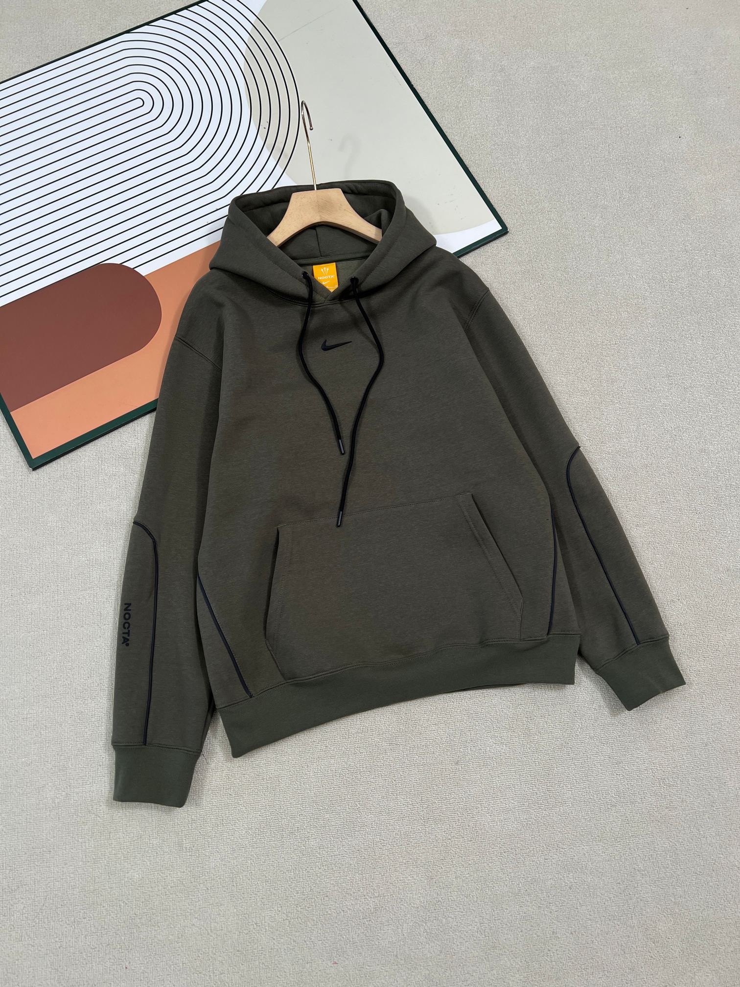 Nike NOCTA Co-Branded Gray Hoodie & Sweatpants Set - Image 4