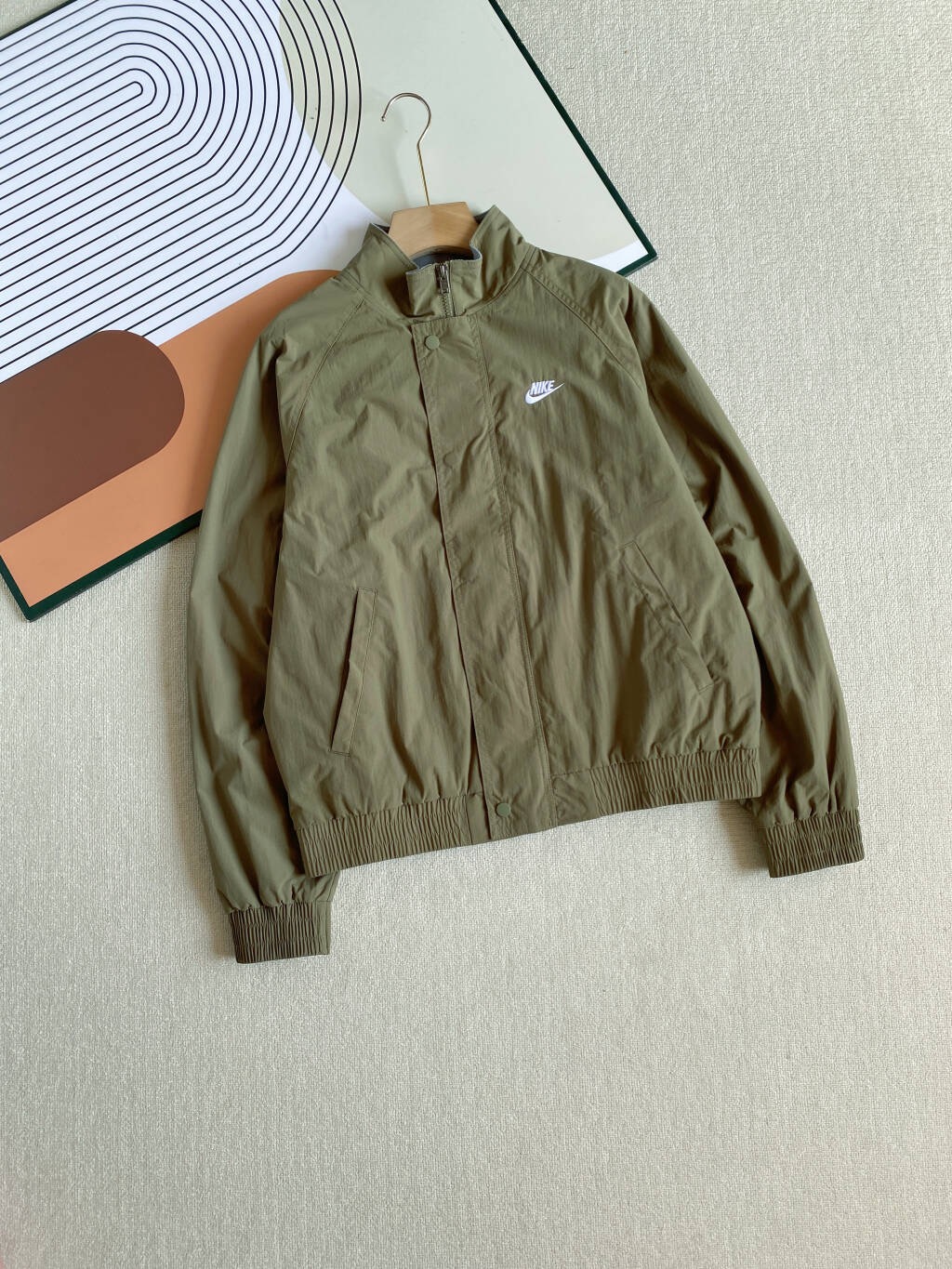 Nike Swoosh Stand-Collar Jacket (Multiple Colorways) - Image 4