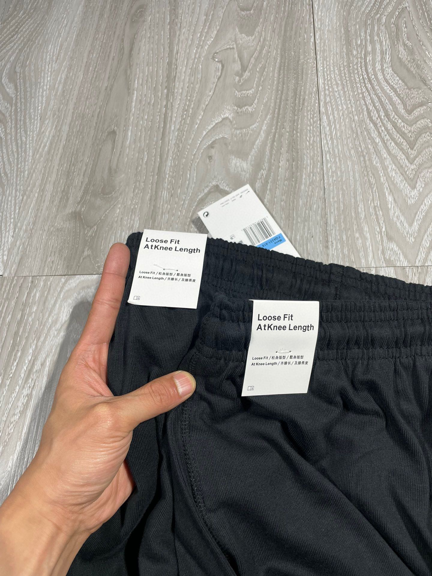 Nike Swoosh Subtle Texture Black Cuffed Jogger Pants - Image 5