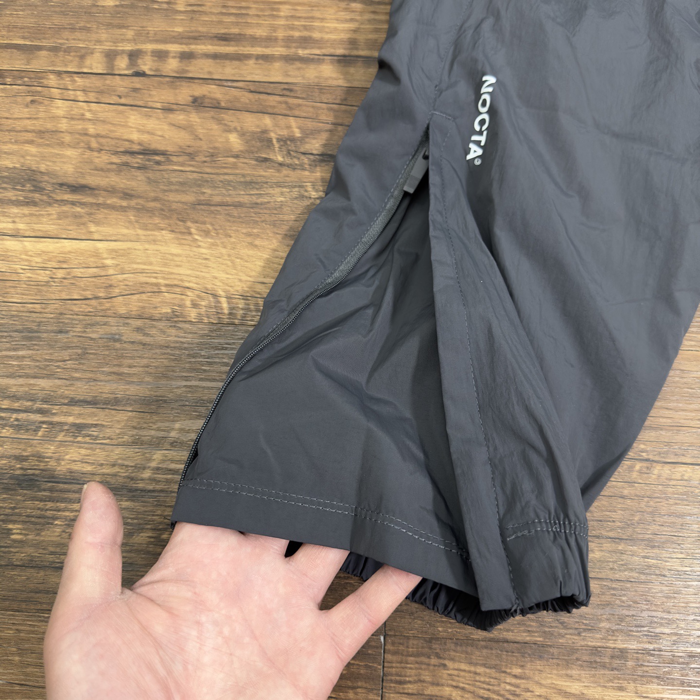 Nike NOCTA Co-Branded Dark Gray Woven Quick-Dry Cuffed Sports Pants - Image 4