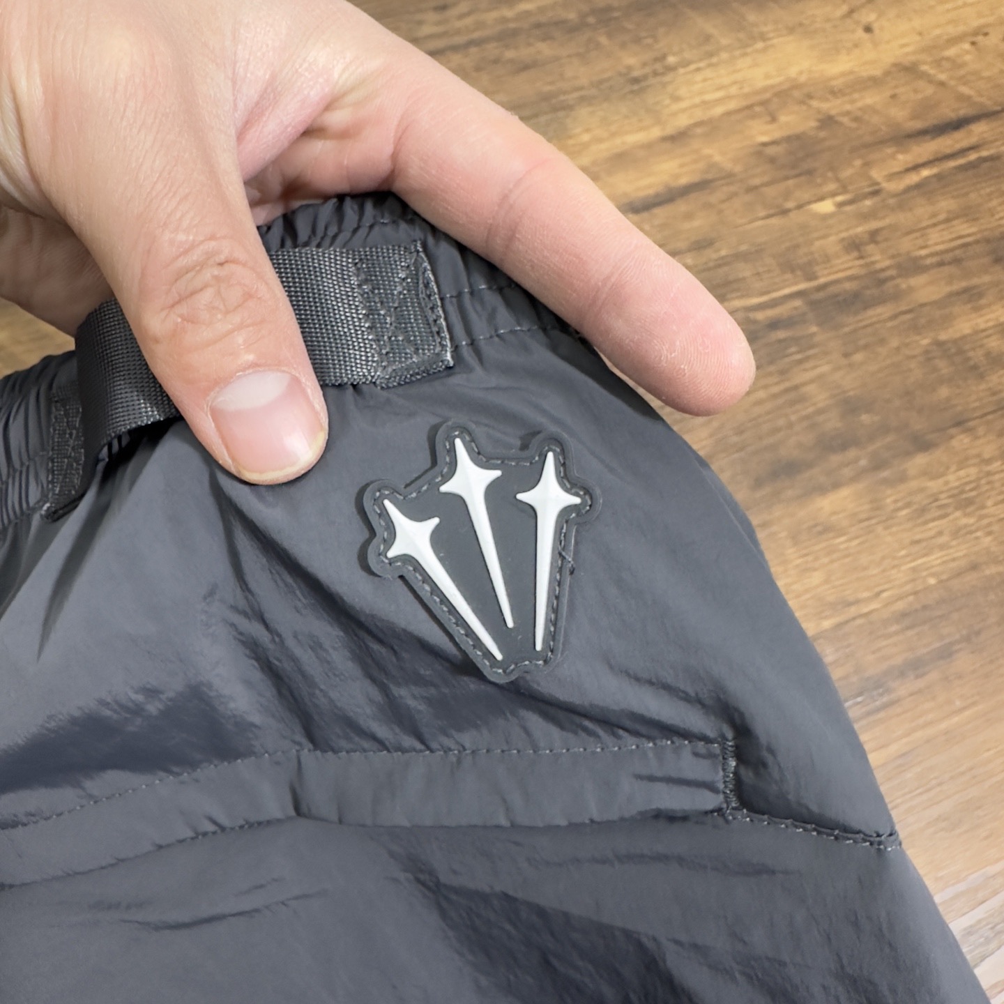 Nike NOCTA Co-Branded Dark Gray Woven Quick-Dry Cuffed Sports Pants - Image 5