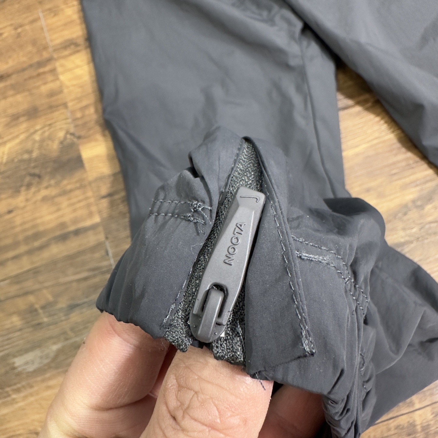 Nike NOCTA Co-Branded Dark Gray Woven Quick-Dry Cuffed Sports Pants - Image 9