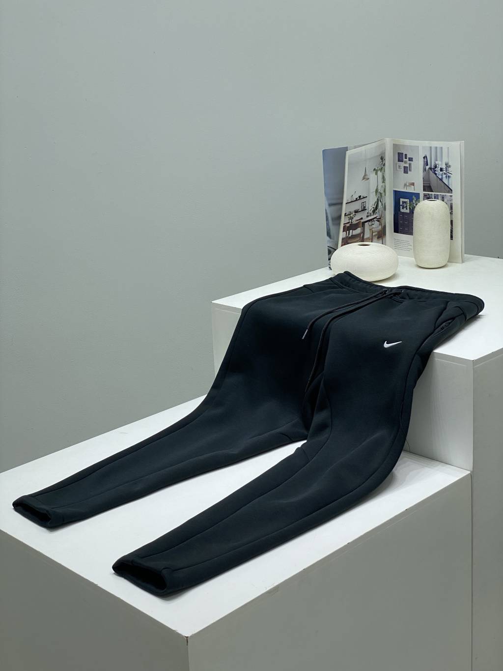 Nike Half-Zip Tracksuit Set (Black/Grey) - Image 8